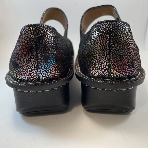 Alegria Paloma Mary Jane Shoes EU41 US 10.511 Rainbow Iridescent Comfort Leather - Picture 6 of 16